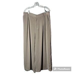 TronJori mocha wide leg pants size XXL